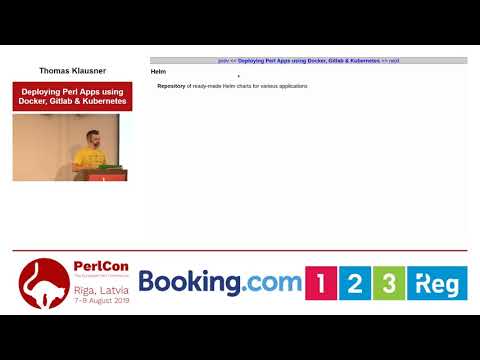 Thomas Klausner. Deploying Perl Apps using Docker, Gitlab & Kubernetes
