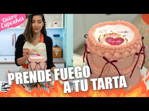 BURN AWAY COQUETTE CAKE 🎂🔥 | TARTA TENDENCIA  | QUIERO CUPCAKES