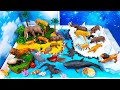 Ice Age Animals Vs Modern Wild Animals Ice And Tropical Islands Diorama Educational Video For Kids