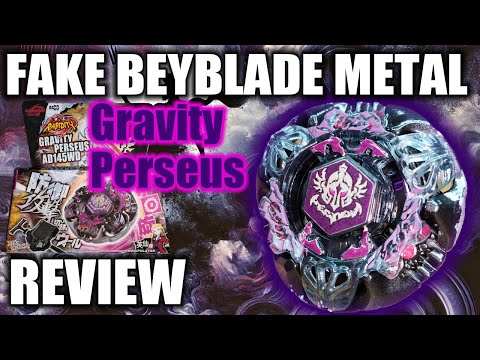Fake BB-80 Gravity Destroyer/Perseus AD145WD Beyblade Metal Masters Review Rapidity Brand