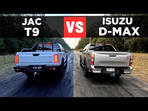 Drag Race: 2025 JAC T9 vs Isuzu D-Max – 0-100 & comparison