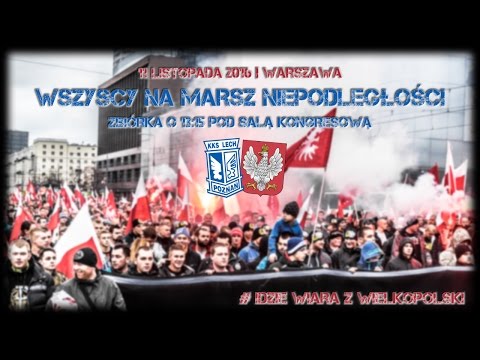 11 listopada 2016: WSZYSCY NA MARSZ NIEPODLEGŁOŚCI! #IdzieWiaraZWielkopolski