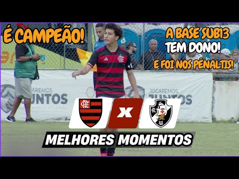 Flamengo 1 (5) x 0 (6) Vasco | Pênaltis Completo | Final Campeonato Metropolitano | (Sub-13) 2024