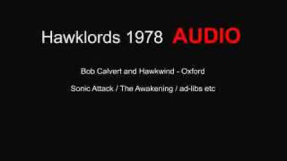 Hawklords AUDIO - Bob Calvert in ad-lib mode