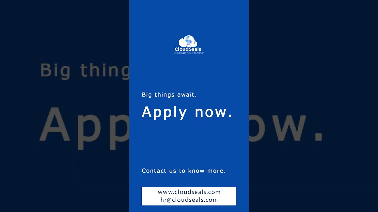 CloudSeals Training Program.