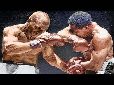 Archie Moore vs Harold Johnson V - 1954 Colorized