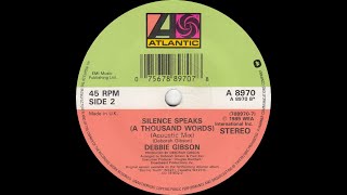 Debbie Gibson - Silence Speaks (A Thousand Words) - Acoustic Mix