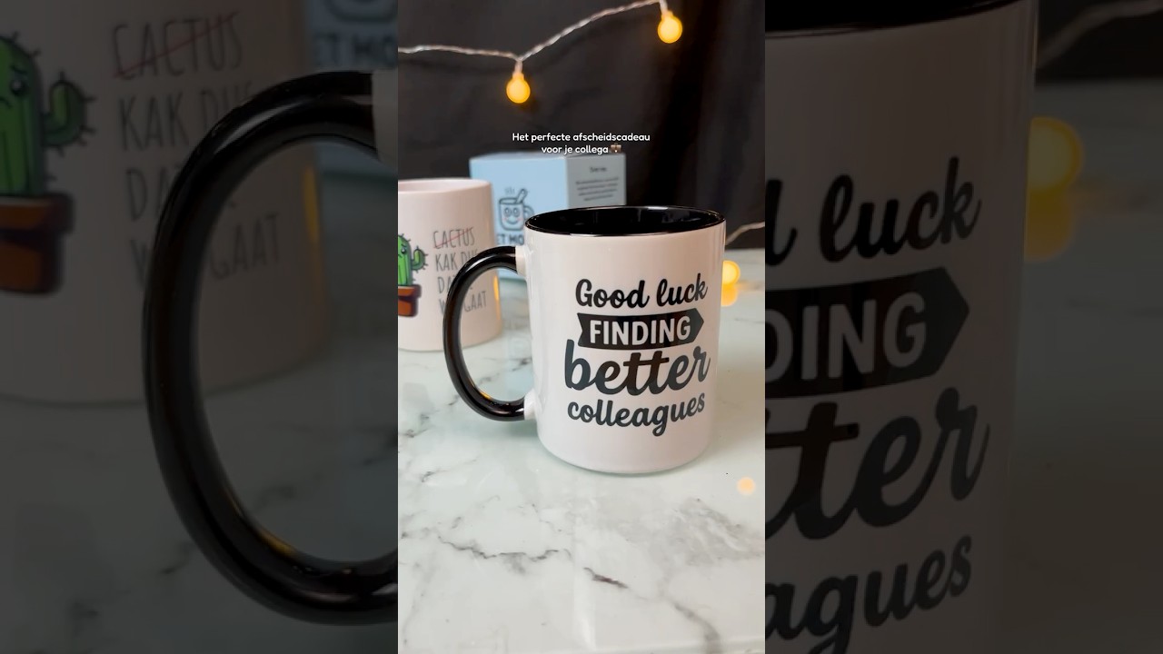 Afscheid nemen met humor? Kies jouw favoriete mok! ☕😄 | NietMokken.nl