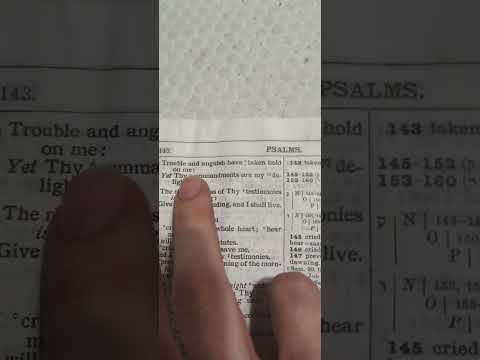 Psalm 119 - Tzaddi (18th letter)