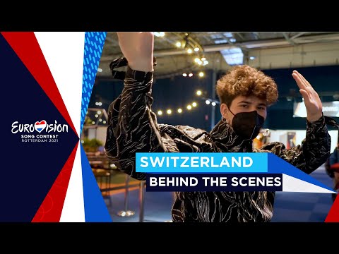 Behind the scenes of Gjon's Tears first rehearsal - Vlog - Switzerland 🇨🇭 - Eurovision