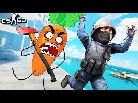 МОРКОВКА УБИЙЦА РАЗЫГРАЛА НАС! 4 ЖЕРТВЫ VS МАНЬЯК НА ЗАБРОШЕННОМ ОСТРОВЕ - МАНЬЯК CS:GO
