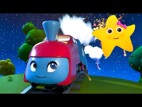 Wheels On The Train - Lullaby | Lellobee 🐝 | Nursery Rhymes For Kids