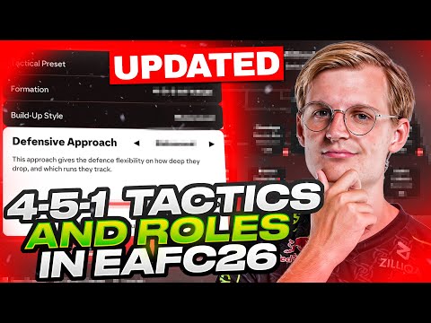 FC 26 UPDATED 4-5-1 Custom Tactics – DOMINATE the Current META!