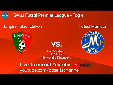 Empire Futsal Ebikon vs. Futsal Maniacs | Swiss Futsal Premier League - Tag 4 | 12.10.2025