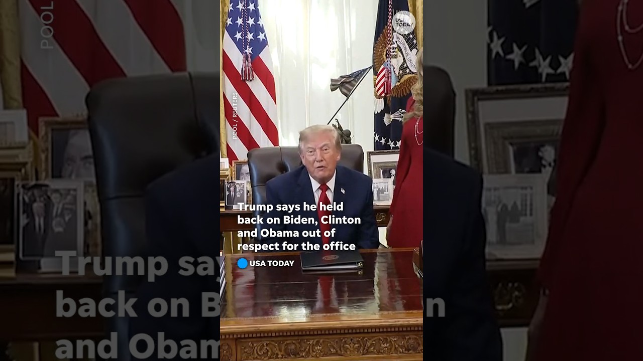 Video: Trump claims he spared Biden, Obama, Clinton from 'very bad things' out of presidential respect