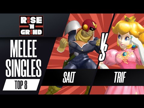 Salt (Captain Falcon) vs Trif (Peach) - Melee Singles Winners Final - Rise N Grind 2023