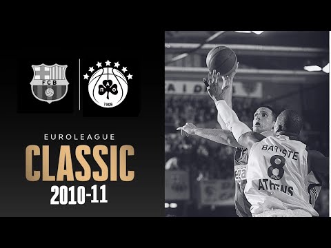 A Game DECIDED by ONE POINT | Barcelona - Panathinaikos | EUROLEAGUE CLASSIC GAMES 2010/11