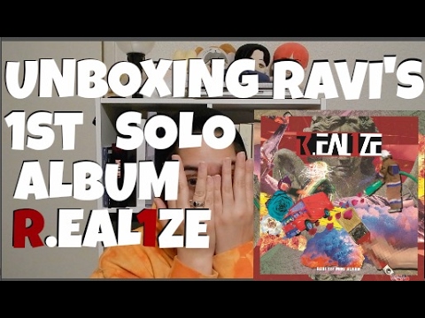 Unboxing Ravi's 1st Solo Album Real1ze