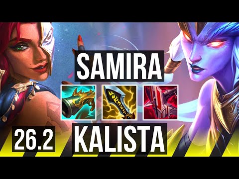 SAMIRA & Karma vs KALISTA & Elise (ADC) | EUW Master | 26.2