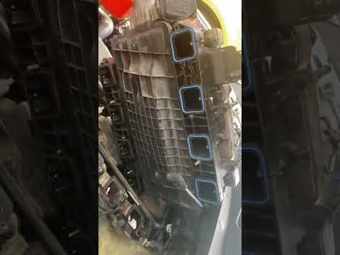 Replace the intake manifold gaskets on my 2013 Dodge charger RT #repairkit #mopar #dodge