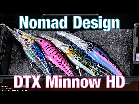 Popular Nomad Design DTX Minnow HD Lures for Bluefin Tuna and Wahoo