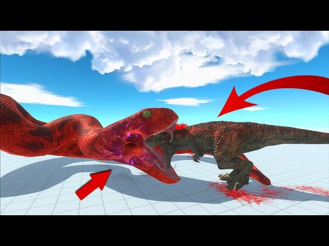TITANOBOA vs T REX [1vs1] - Animal Revolt Battle Simulator