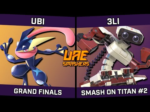 Smash on Titan #2 - GRAND FINALS - Ubi (Greninja) vs 3li (ROB/Pokemon Trainer)
