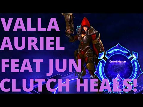 Valla Strafe - Valla Auriel Feat Jun Clutch Heals! -  Grandmaster Storm League