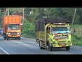 SKILL DRIVER THE BEST MOBIL TRUK FUSO HINO MOBIL TRUK BESAR DI TANJAKAN LINTAS SUMATERA
