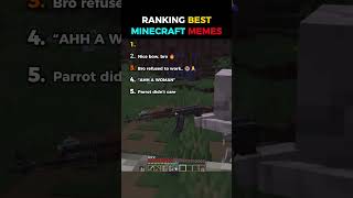 Ranking Best Minecraft Memes 🤣