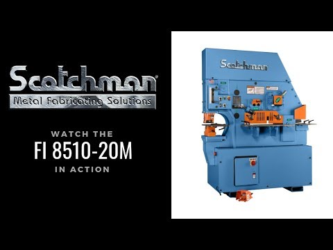 HOW TO Operate a SCOTCHMAN FI85 Ironworker- 85 ton -USA Made