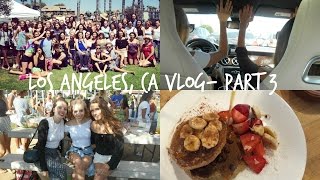 LOS ANGELES VLOG #3 {VEGAN} izzythatfruitbats fruit luck, beach, santa monica, and friends