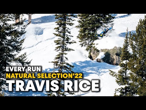 Every Single Travis Rice Run From Natural Selection 2022 from Jackson to Baldface to Alaska