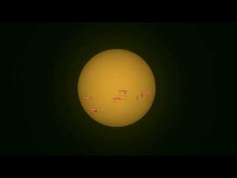 AI-powered annotation of Sunspots with a Vespera smart telescope (6/8/2024)