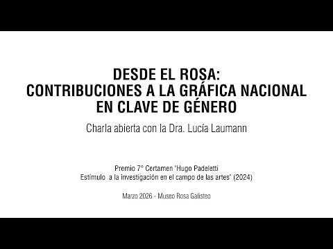 Desde el Rosa: Contribuciones a la gráfica nacional en clave de género