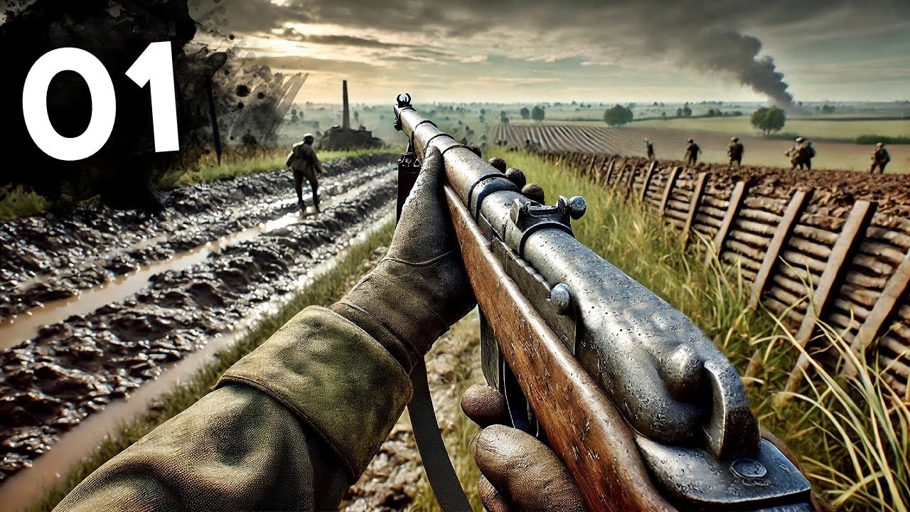 BATTLEFIELD 1 | O INÍCIO em 4K60 no Modo Realismo | Dublado em Português BR