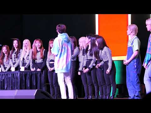 2019.08.16 KCON LA - ROOKIES Event - LOONA (이달의 소녀) - Flip Cup Challenge - Fancam (직캠)