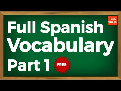 download lagu mp3 mp4 Spanish Vocabulary, download lagu Spanish Vocabulary gratis, unduh video klip Spanish Vocabulary