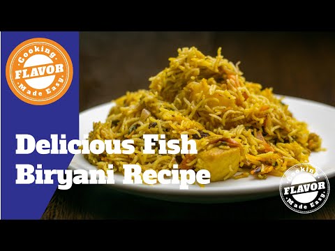 DELICIOUS FISH BIRYANI RECIPE | Easy fish biryani recipe | Mauritian fish biryani (Briani Poisson)