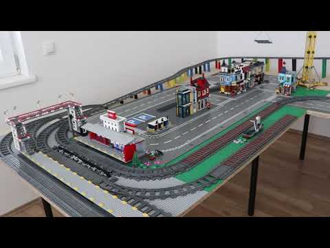 Lego Stadt (Teil 18) Der Gehsteig wird erneuert & die Kurve wird begrünt