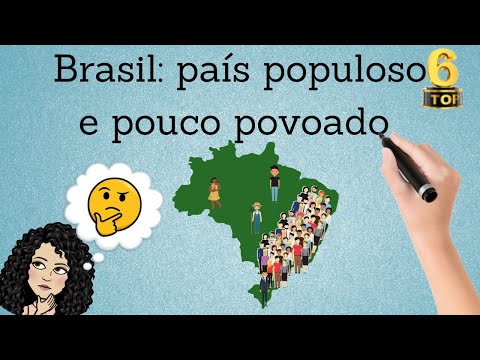 Brasil: país populoso e pouco povoado