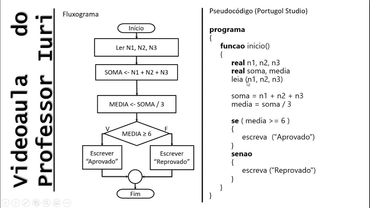 Formas de Representação de Algoritmos