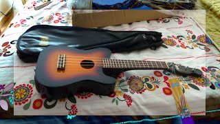 Video thumbnail for Mahalo Telecaster Electro Acoustic Ukulele: unboxing and review by Mary van der Lent