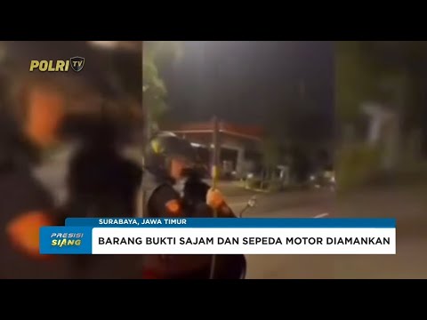 TIM JOGOBOYO 97 SAT SAMAPTA POLRESTABES SURABAYA MELAKSANAKAN PATROLI PETASAN DAN PERANG SARUNG