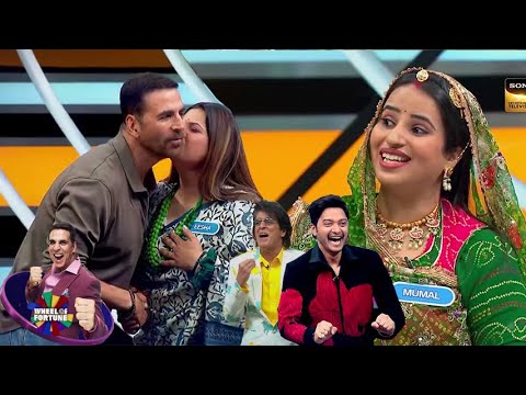 Wheel Of Fortune Show Akshay Kumar Ritesh Deshmukh with Pinky Kapoor