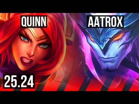 QUINN vs AATROX (TOP) | Good KDA: 9/1/5 | KR Diamond | 25.24