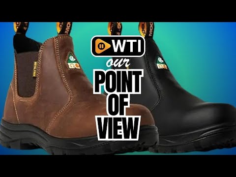Men's ASTM & CSA Certified Composite Toe Chelsea Work Boots – 100% Leather - WTI product video review