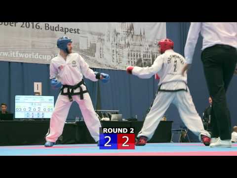 Sparring  - Advanced Senior Male  -68kg - ITF World Cup 2016 - Budapest