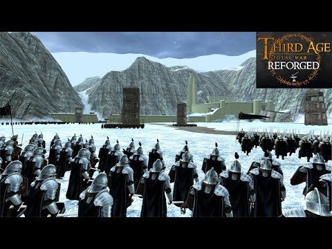 WINTER SIEGE OF HELMS DEEP (Siege Battle) - Third Age: Total War (Reforged)