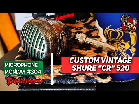 Custom & Crunchy! Best Blues Harmonica Mics | Shure Custom CR Green Bullet Microphone Monday 304